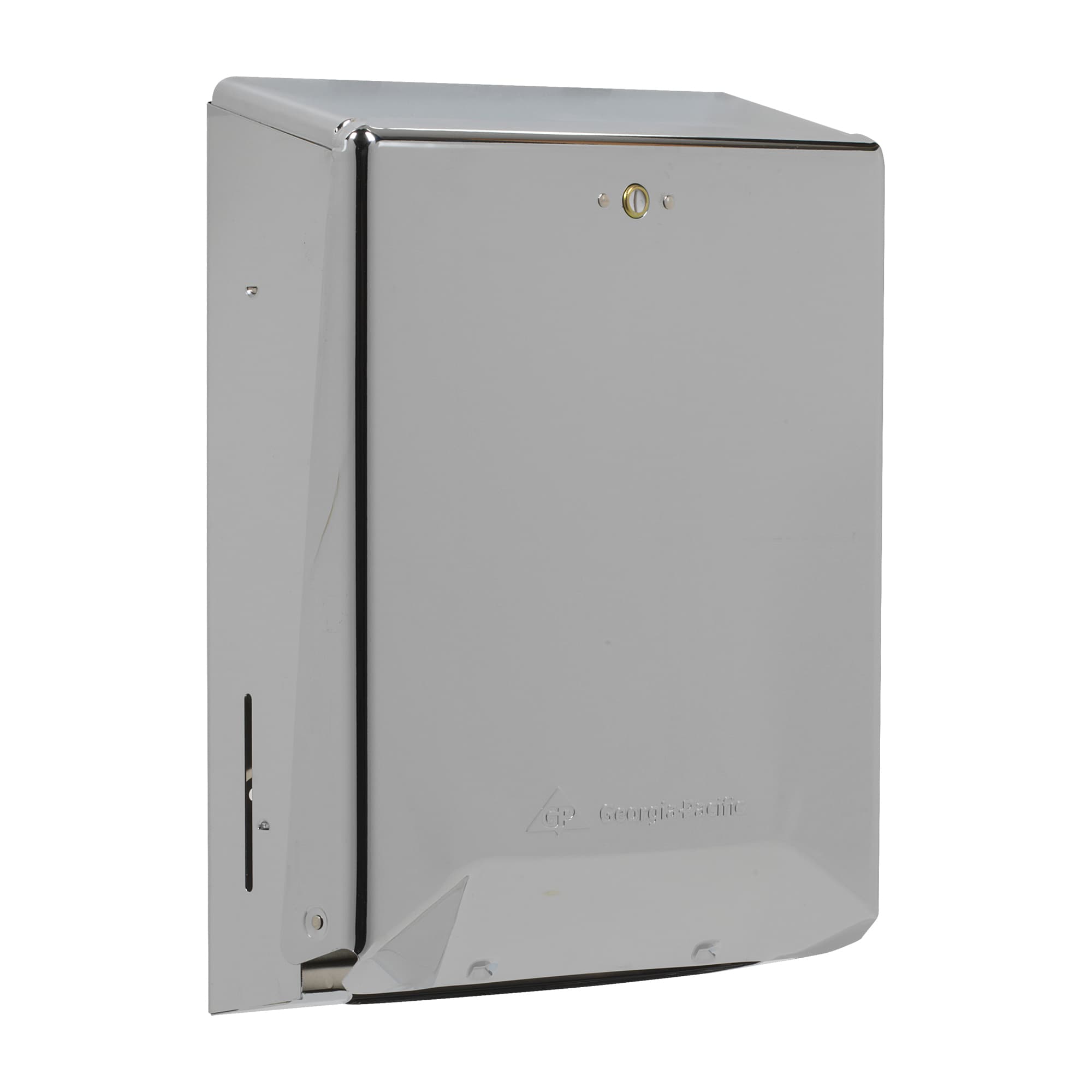 Georgia-Pacific Pro® Paper Towel Dispenser 4.438X11.25 IN Wall Mount, Locking Chrome Multifold 1/Each