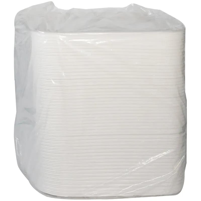 Serving Tray 18X14 IN Polystyrene Foam White Rectangle 100/Case