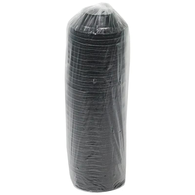 Placesetter® Bowl 4-5 OZ Polystyrene Foam Black Round Laminated 1250/Case