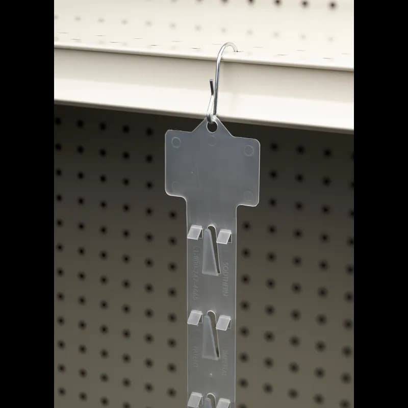 Fast Load™ Impulse Strip 24X1 IN PP Natural Perforated 12 Clips With 3 IN Header 500 Count/Pack