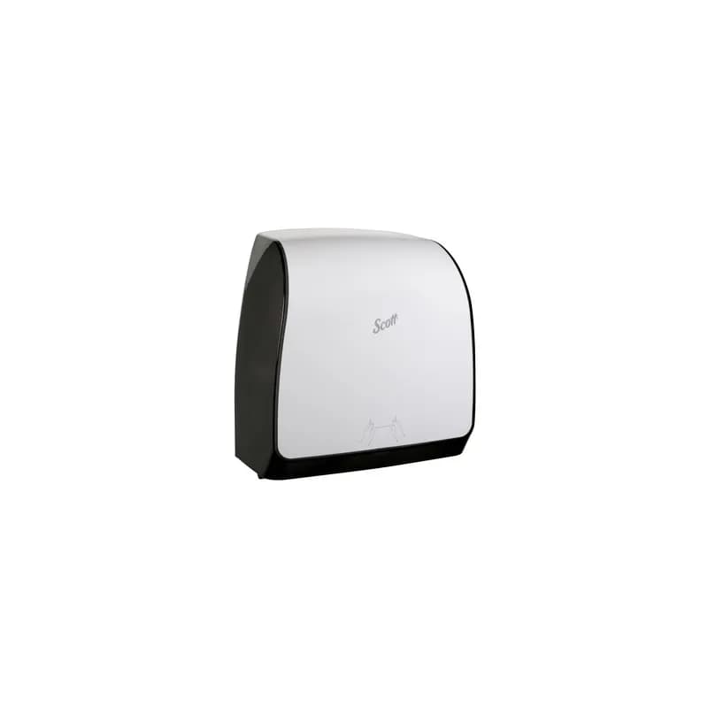 Scott® Control Paper Towel Dispenser Orange Core 12.65X13.02X7.18 IN Wall Mount White Hard Roll Slim Roll Manual 1/Each