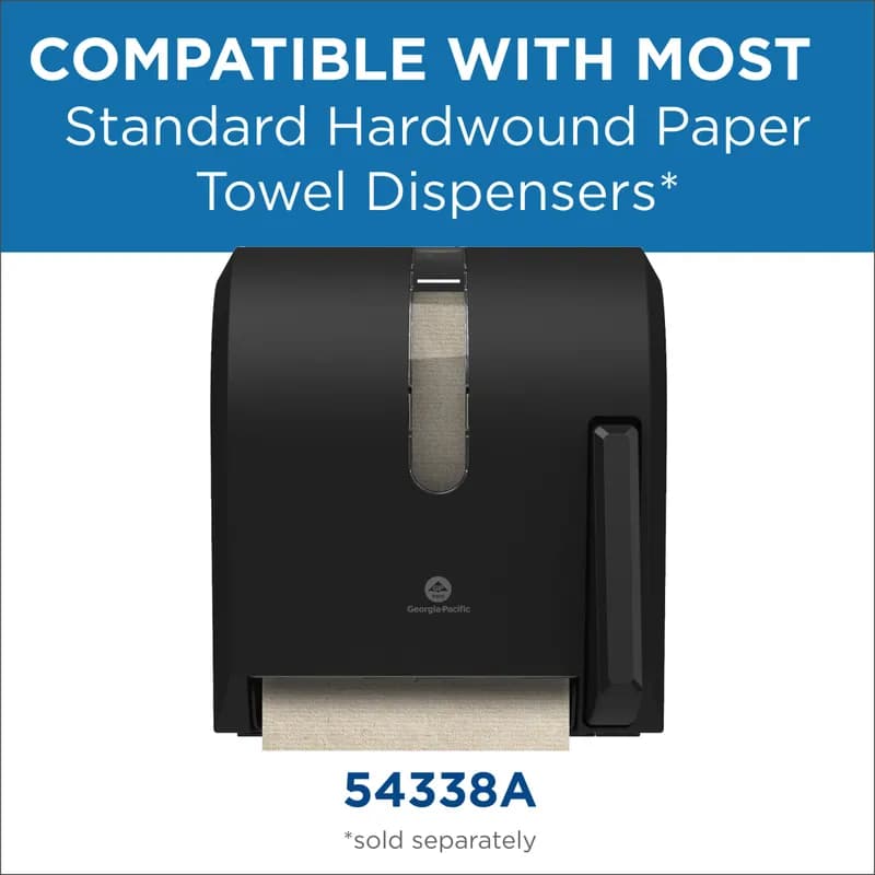 Pacific Blue Basic Roll Paper Towel 7.8X7.875 IN 800 FT 1PLY Kraft Standard Roll EPA Indicator 6/Case