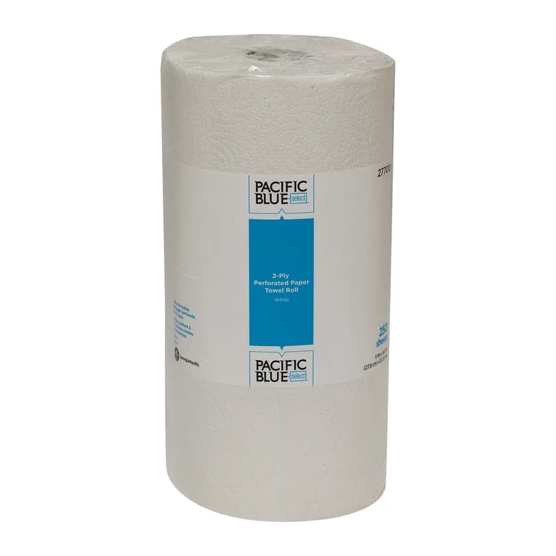 Pacific Blue Select Household & Kitchen Folded Paper Towel Jumbo 8.8X11.5 IN 2PLY White 250 Sheets/Pack 12 Packs/Case