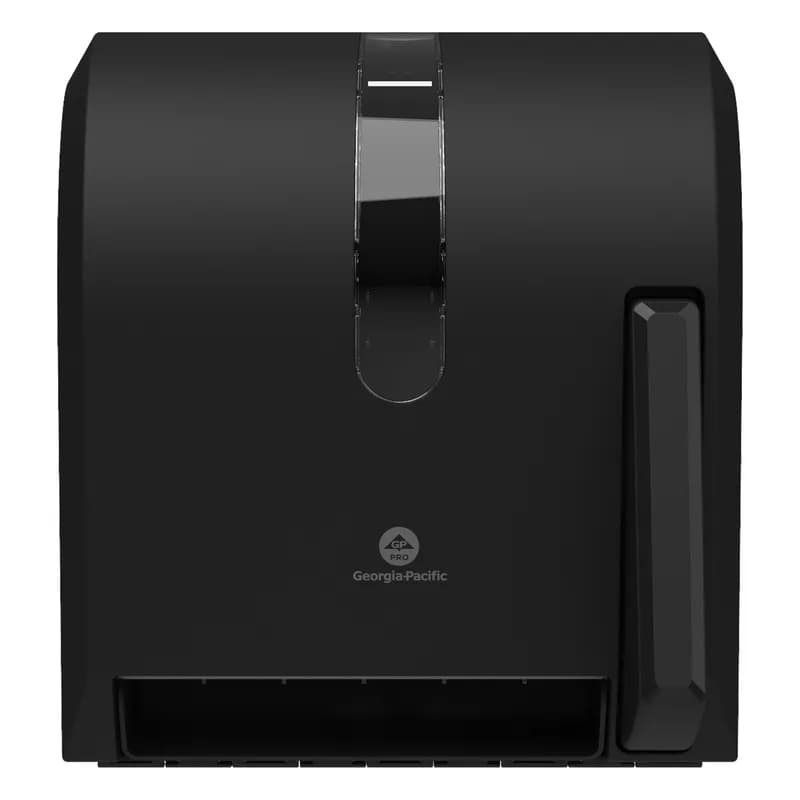 Georgia-Pacific Pro® Paper Towel Dispenser Universal 10.6X12.5 IN Wall Mount Black Push Paddle 1/Each