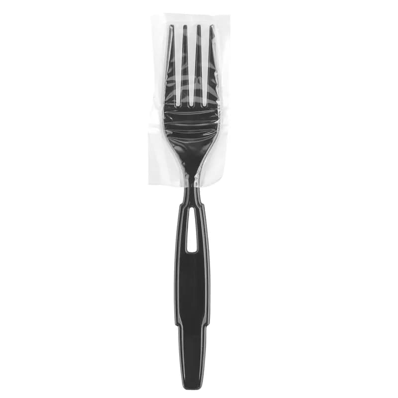 Dixie® Ultra SmartStock® Series-W Fork PP Black Heavyweight Individually Wrapped Refill 960/Case
