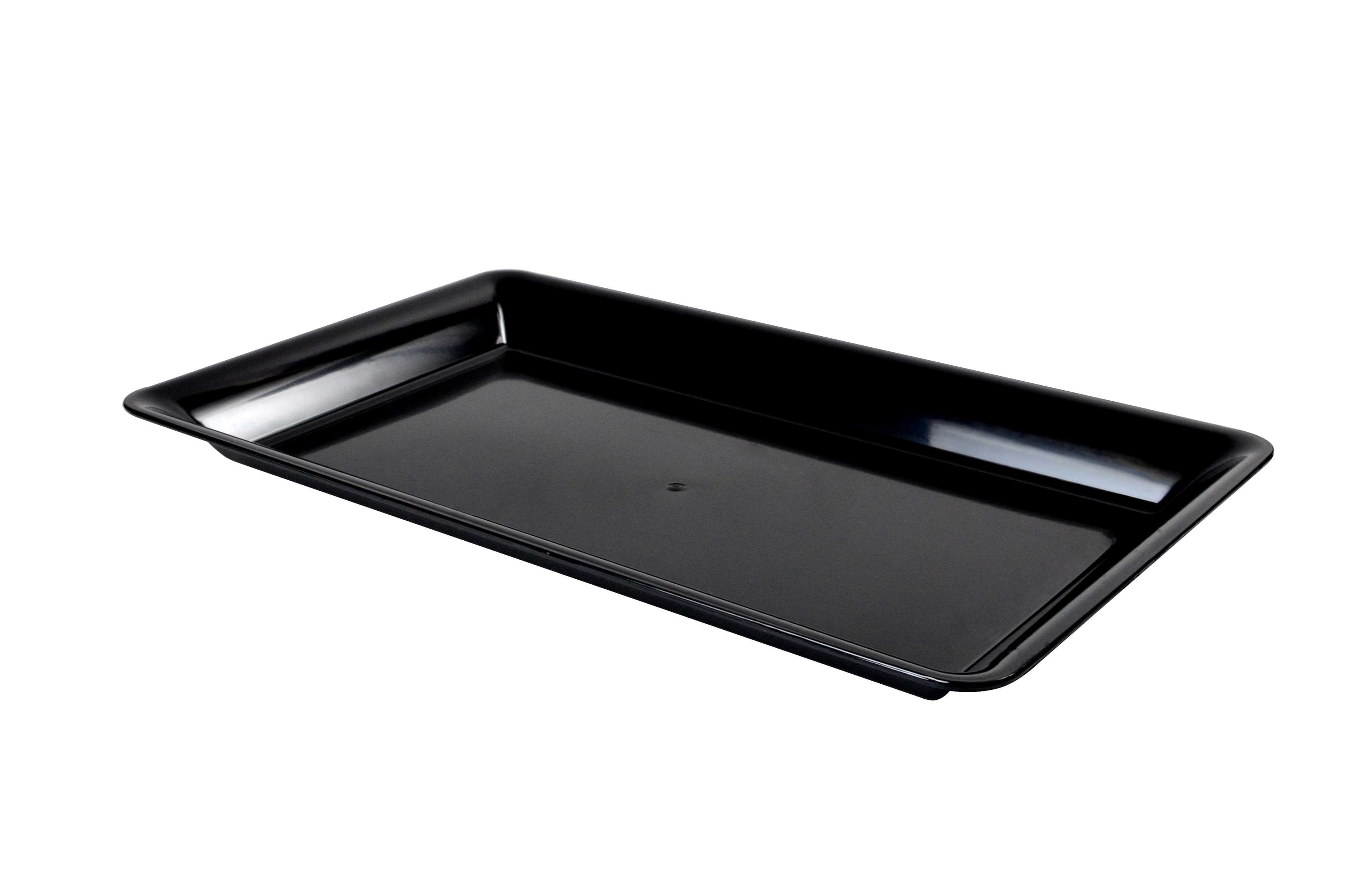 Platter Pleasers Serving Tray 10X8 IN PS Black 25/Case