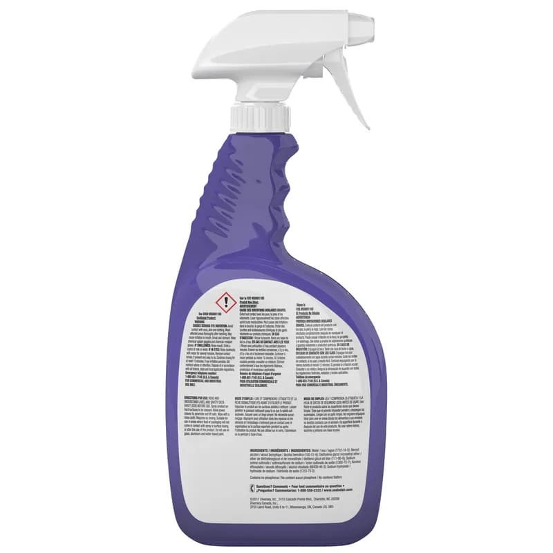 Whistle Plus® Citrus Scent All Purpose Cleaner Degreaser Deodorizer 32 FLOZ Multi Surface Heavy Duty Daily RTU 8/Case