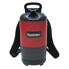 Sanitaire® TRANSPORT® Backpack Vacuum Bag 15.2X30.5X12 IN 6 QT 12IN Black Red 8.5 amp With 50FT Cord 1/Each