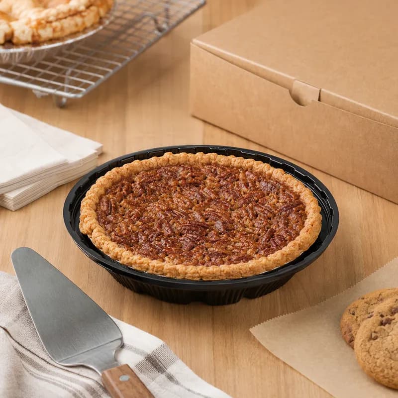 Pie Plate 9 IN PET Black Base 240/Case