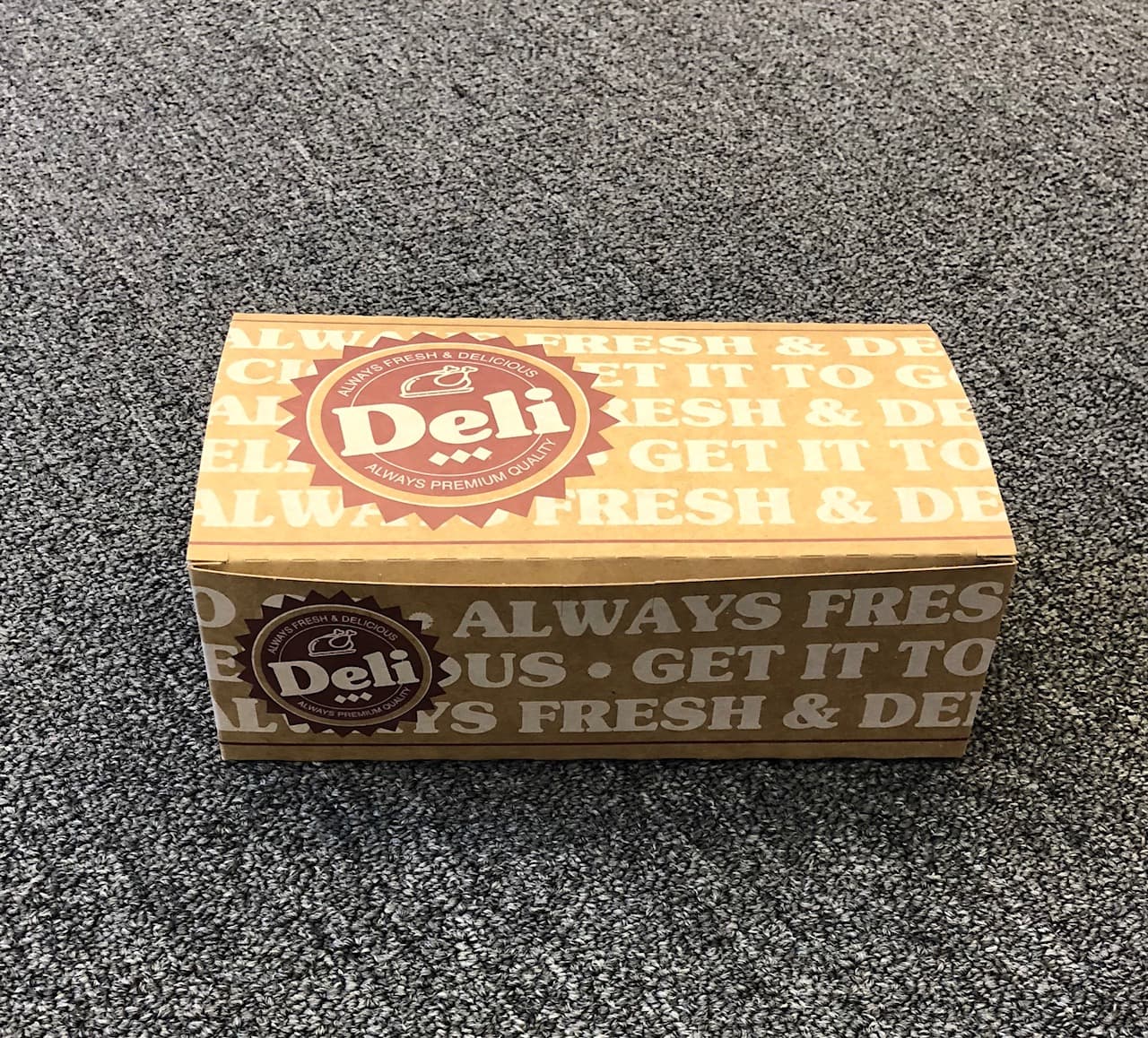 Chicken Barn & Lunch Box Medium (MED) 4 Piece 9X5X3 IN Paperboard Deli Print 250/Case