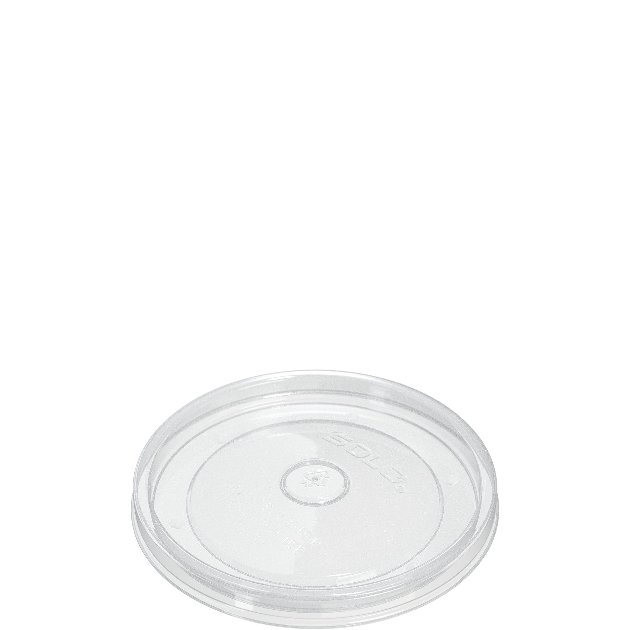 Solo® Flexstyle® Lid 4.701X0.468 IN PP Clear For 32 OZ Bowl Recessed Vented Leak Resistant 50 Count/Bag 20 Bags/Case