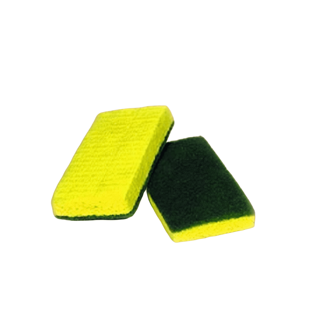 Victoria Bay Scrub Sponge 6.25X3.5 IN Medium Duty Cellulose Green 1/Case