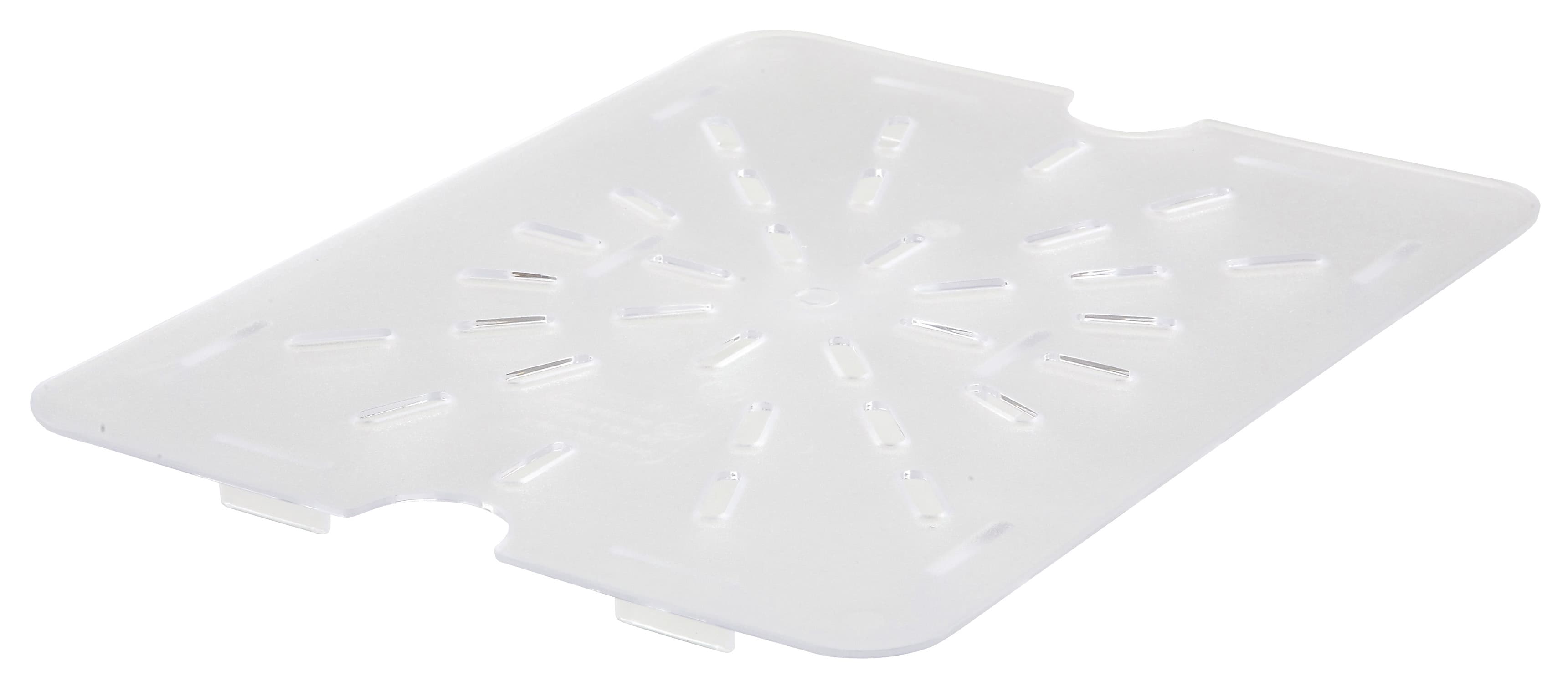 Shelf Drain 1/2 Size 10.25X7.875X0.5 IN Rectangle Plastic 1/Each