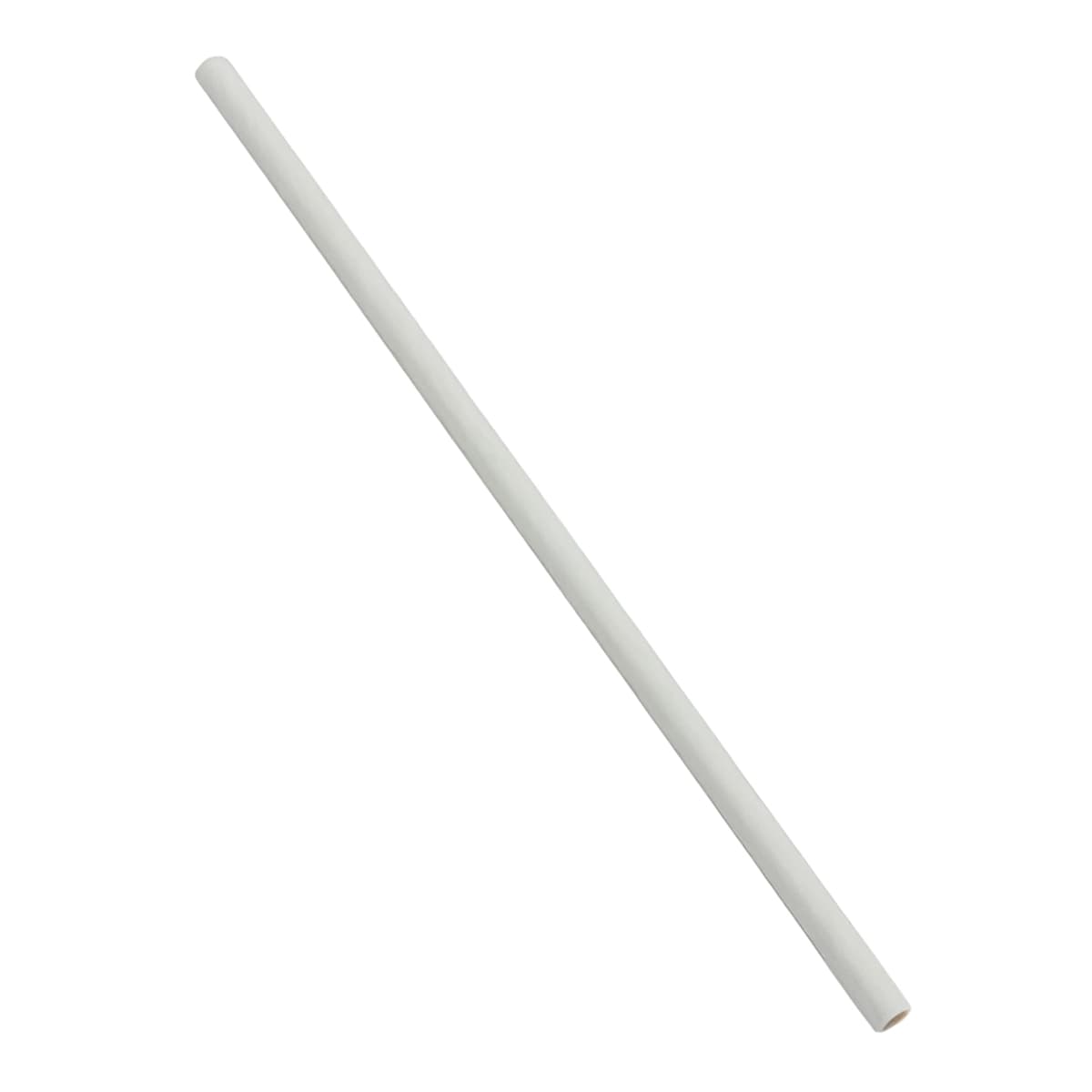 Victoria Bay Jumbo Straw 7.75 IN Paper White Unwrapped 6000/Case