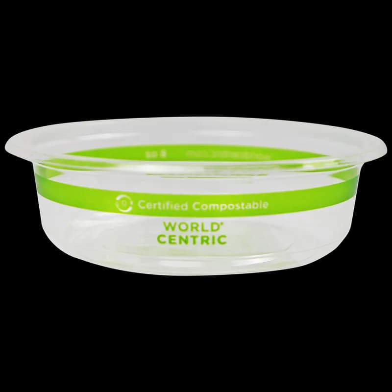 Deli Container Base 8 OZ Plastic Clear Round 1000/Case