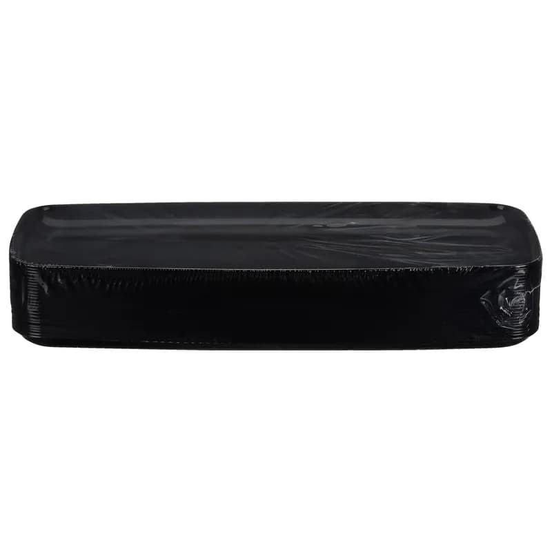 Mozaïk® Serving Tray Base 9X22X0.88 IN PS Black Rectangle 25/Case