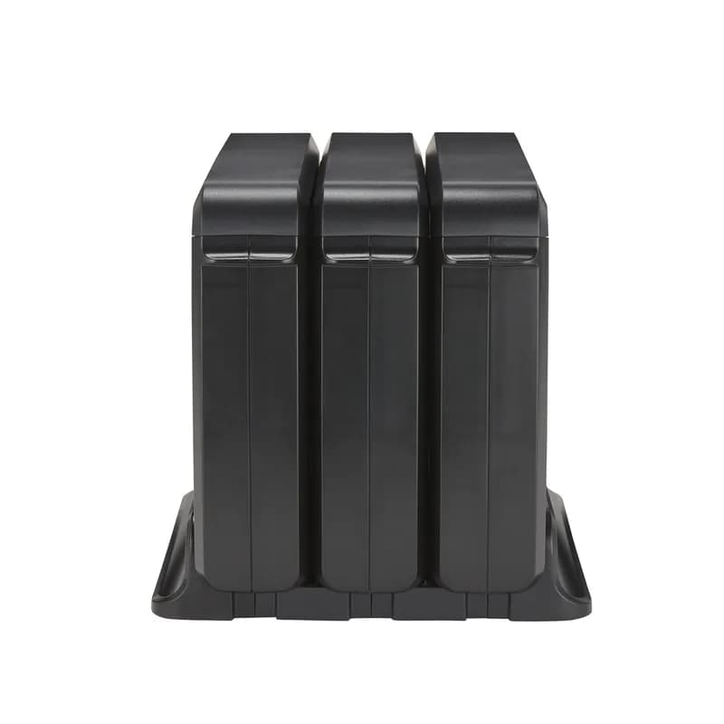Dixie® Ultra SmartStock® Series-W Wrapped Cutlery Fork Spoon Knife Dispenser Black 1/Each