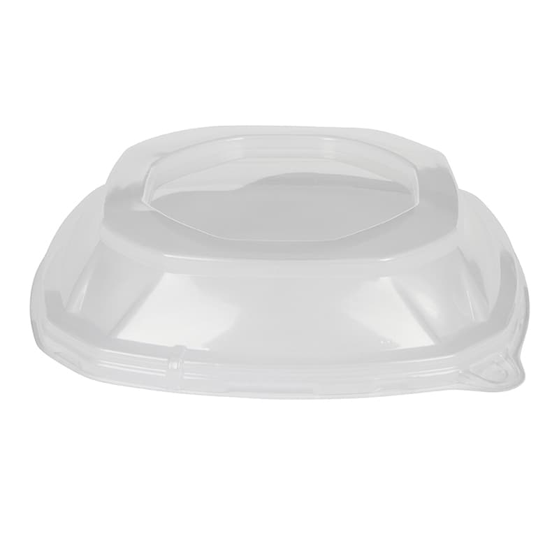 Lid Dome 9X9X1.73 IN PP Clear Square For 32-52 OZ Bowl 150/Case