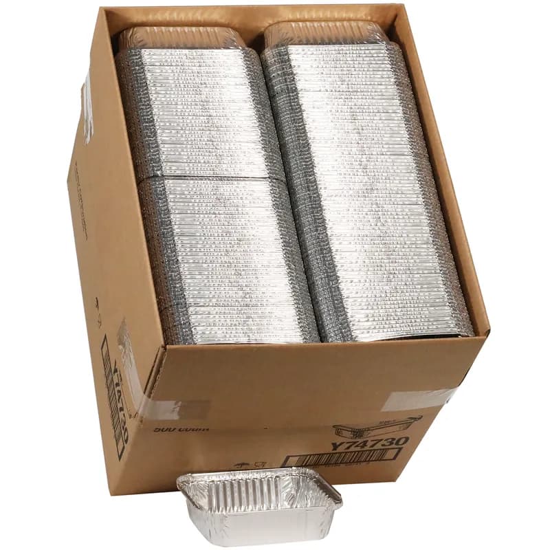 Bakery Pan 23.7 OZ 6.56X4.63X1.69 IN Aluminum Silver Oblong 500/Case