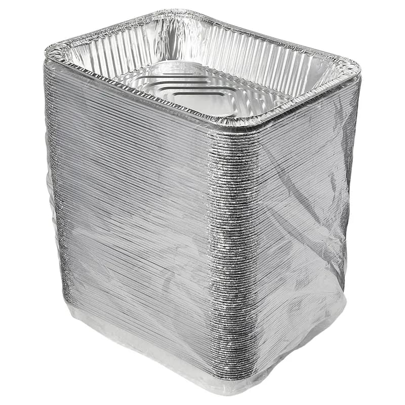 Victoria Bay Steam Table Pan 1/2 Size Aluminum Silver Deep 100/Case