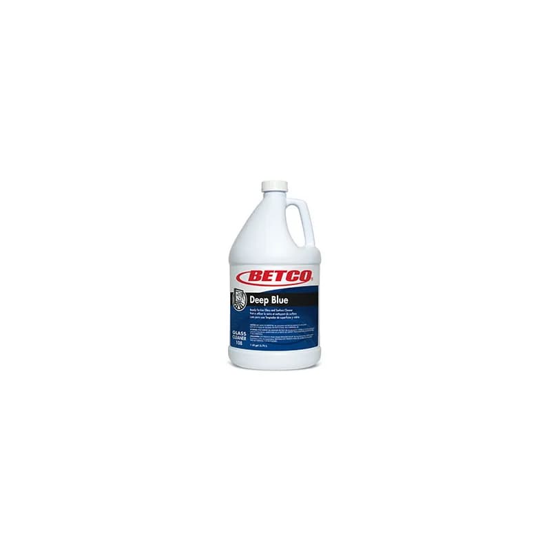 Deep Blue Pleasant Scent Glass & Surface Cleaner 1 GAL RTU Liquid Ammoniated 4/Case