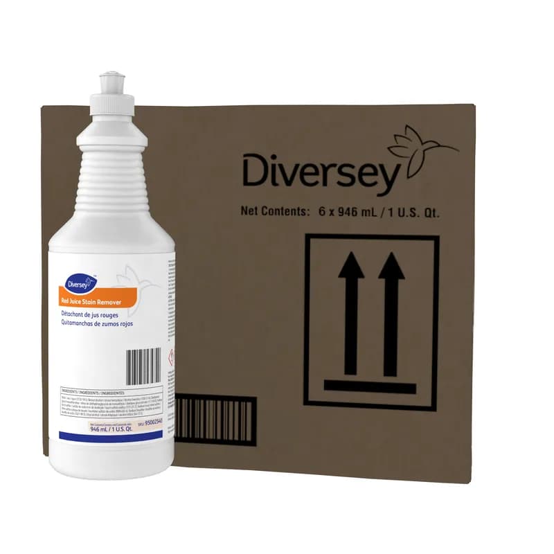 Diversey Red Juice Stain Remover 32 FLOZ Liquid RTU 6/Case