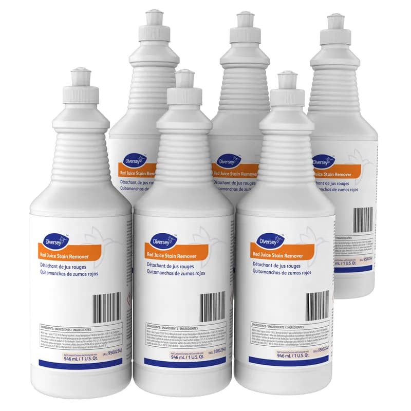Diversey Red Juice Stain Remover 32 FLOZ Liquid RTU 6/Case
