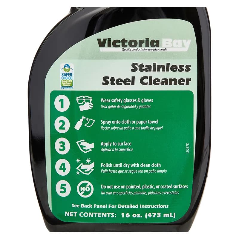 Victoria Bay Stainless Steel Cleaner 16 FLOZ 6/Case