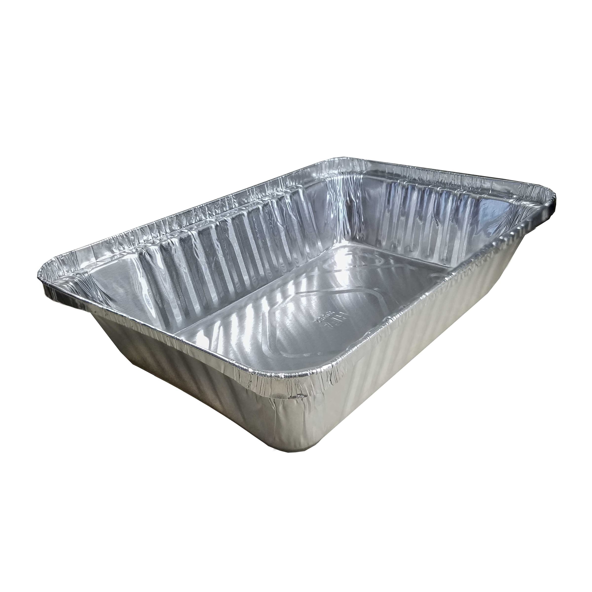 Take-Out Container Base 8.5X6X1.75 IN Aluminum Silver Oblong 500/Case