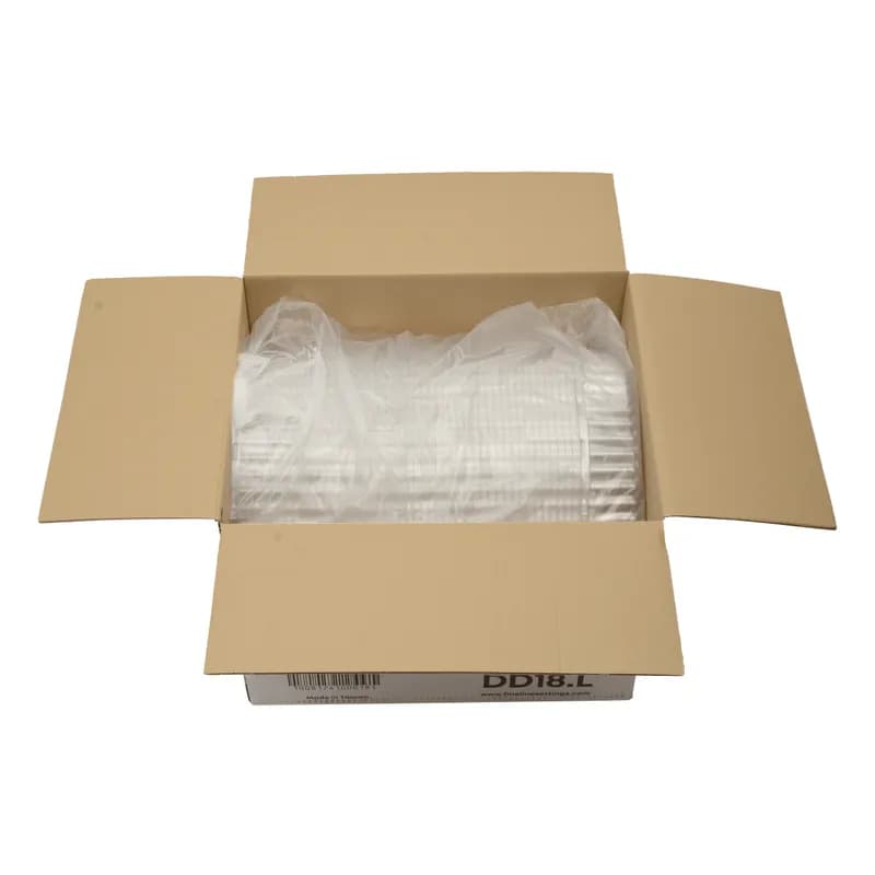 Lid Dome 18 IN PET Clear Round For Container Lock Ring Nesting Ring 50/Case