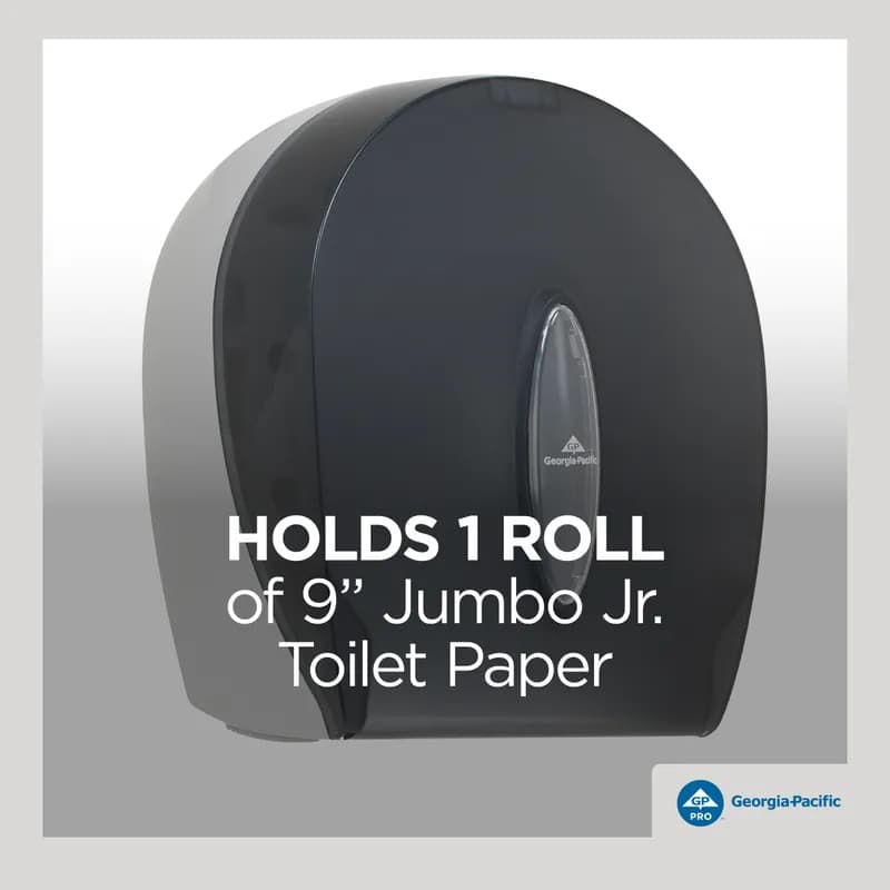 Georgia-Pacific Pro® Toilet Paper Dispenser 5.39X10.61 IN Translucent Smoke Jumbo Jr (JRT) High Capacity 1/Each