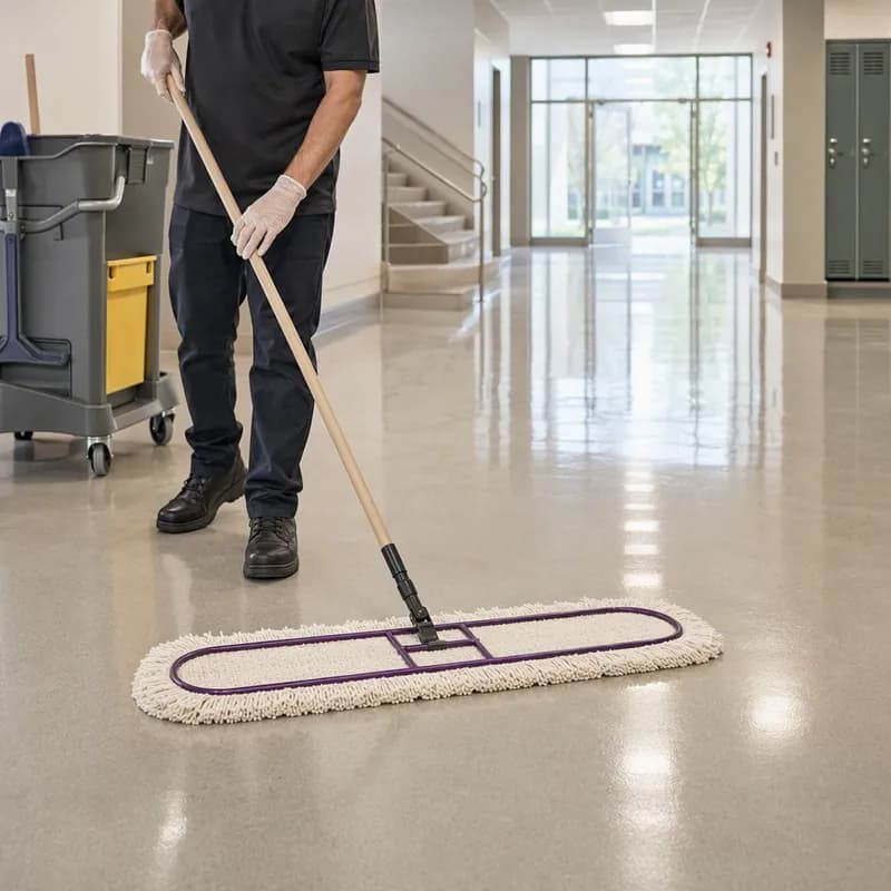 Perfect® Dust Mop Frame 5X48 IN Purple Powder Coated 1/Each