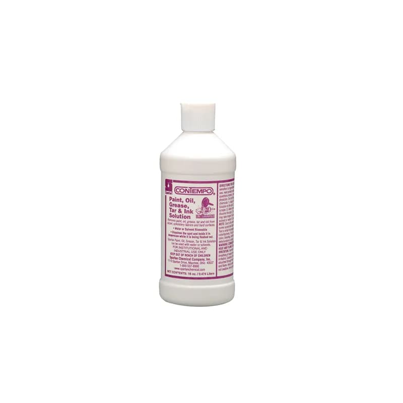 Contempo® Paint, Oil, Grease, Tar & Ink Solution Carpet Spot Cleaner 16 FLOZ RTU 12/Case