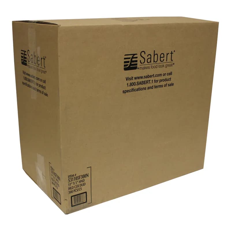 Lid Dome 11.25X4.18X1.83 IN PET Clear Rectangle For Hoagie & Sub Container 300/Case