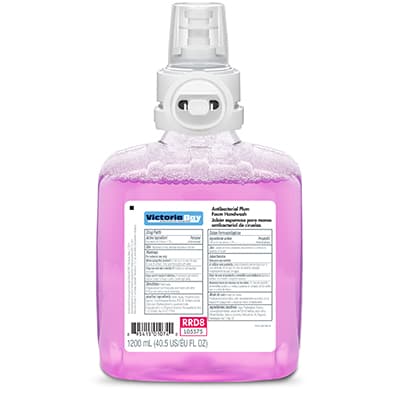 Victoria Bay Antibacterial Plum Foam Handwash Hand Soap 1.2 L 2/Case