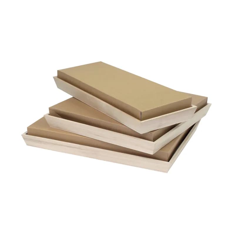 Serving Tray 15.48X15.8X1.75 IN Wood Natural Rectangle Heavy Duty 1 Count/Pack 10 Packs/Case 10 Count/Case