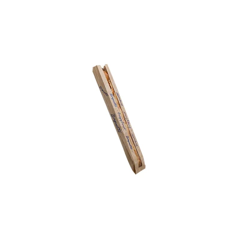 Bagcraft® Dubl Panel® Baguette Bread Bag 3.5X2X26 IN Paper Kraft Crispy Crust Baguette With Window 500/Case