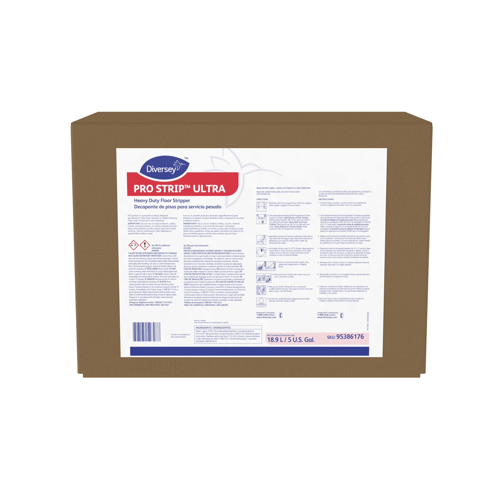 Pro Strip™ ULTRA Cherry Almond Floor Stripper 5 GAL Heavy Duty Liquid Concentrate 1/Case