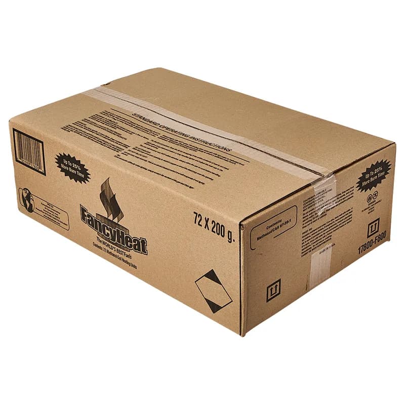 Methanol Chafing Fuel 7.05 OZ 2.5-HR 72/Case