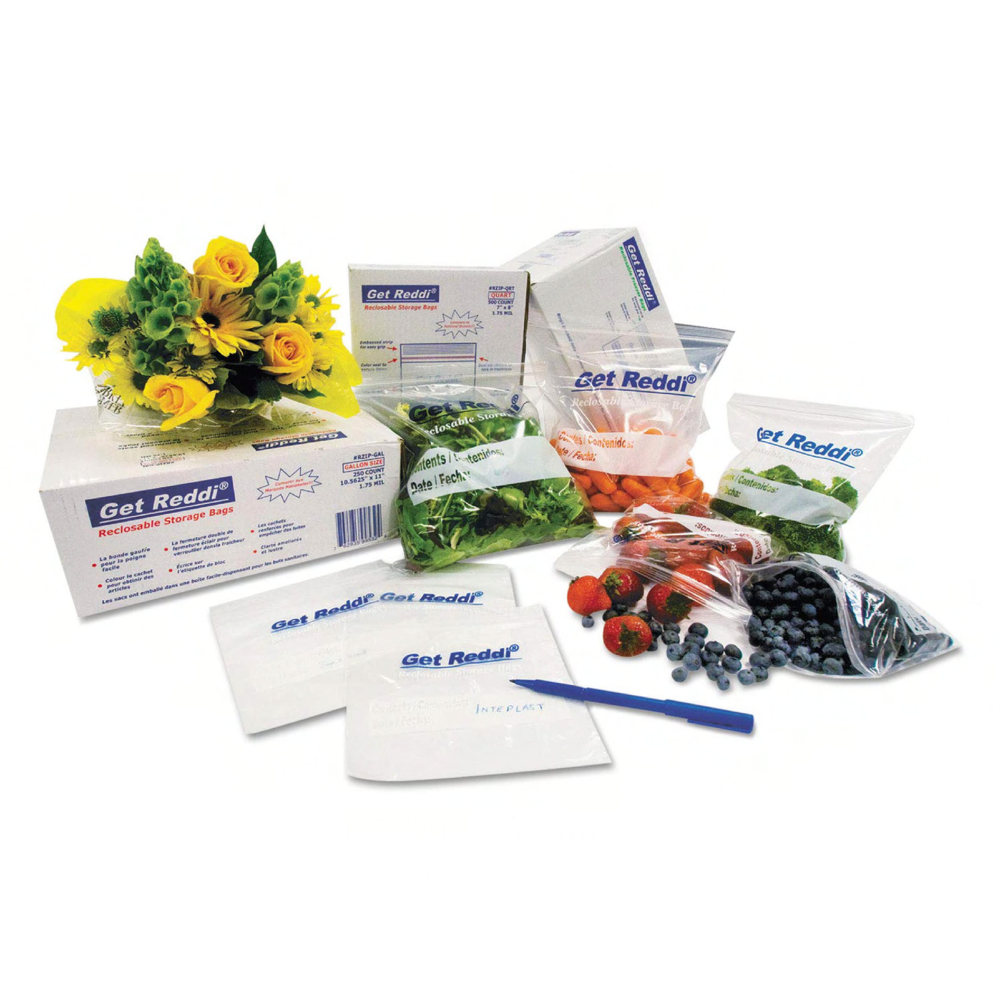 Bag 10X4X20 IN Plastic 0.7MIL Clear Gusset 1000/Case