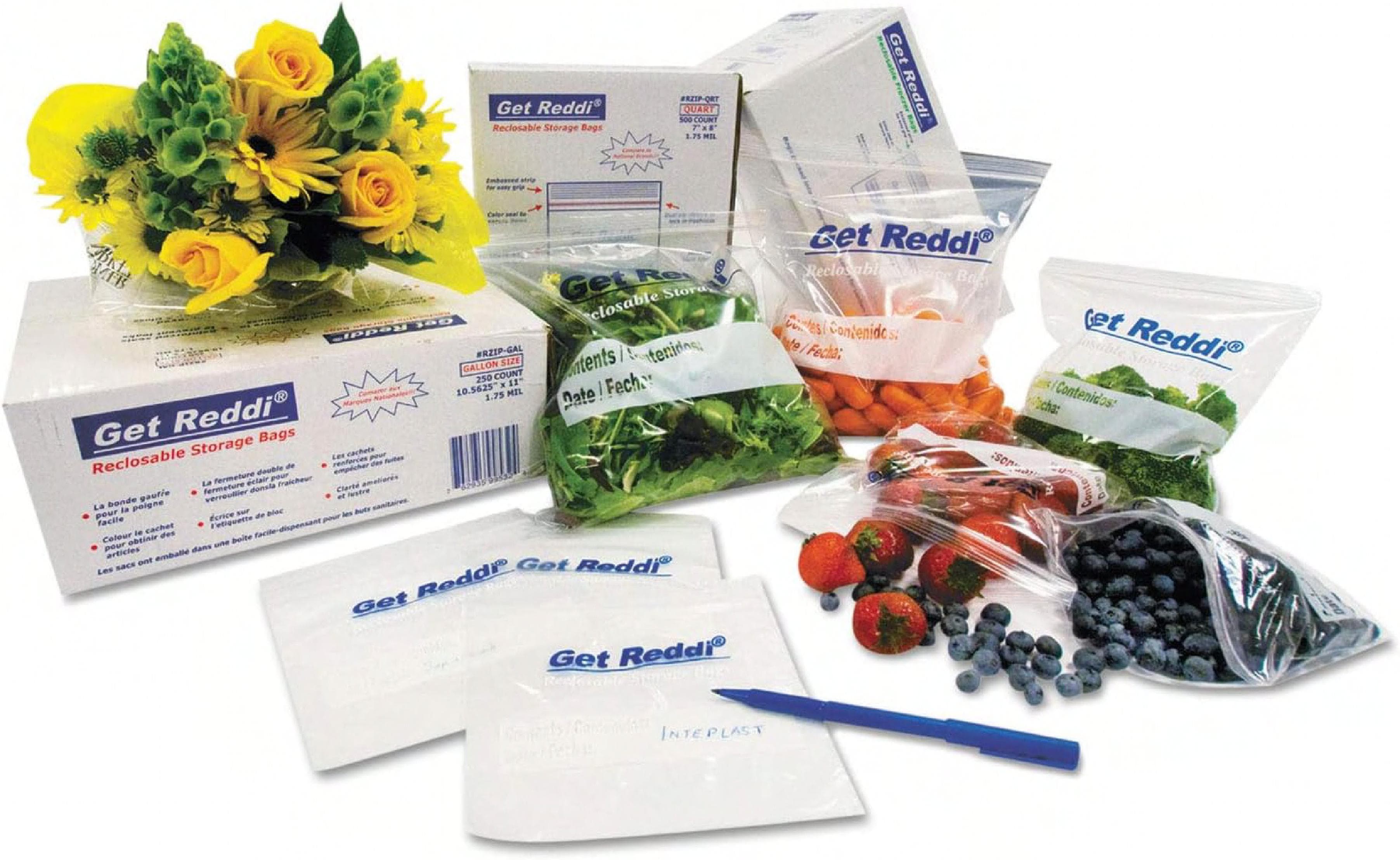 Bag 10X8X24 IN Plastic 0.85MIL Clear Gusset 500/Case