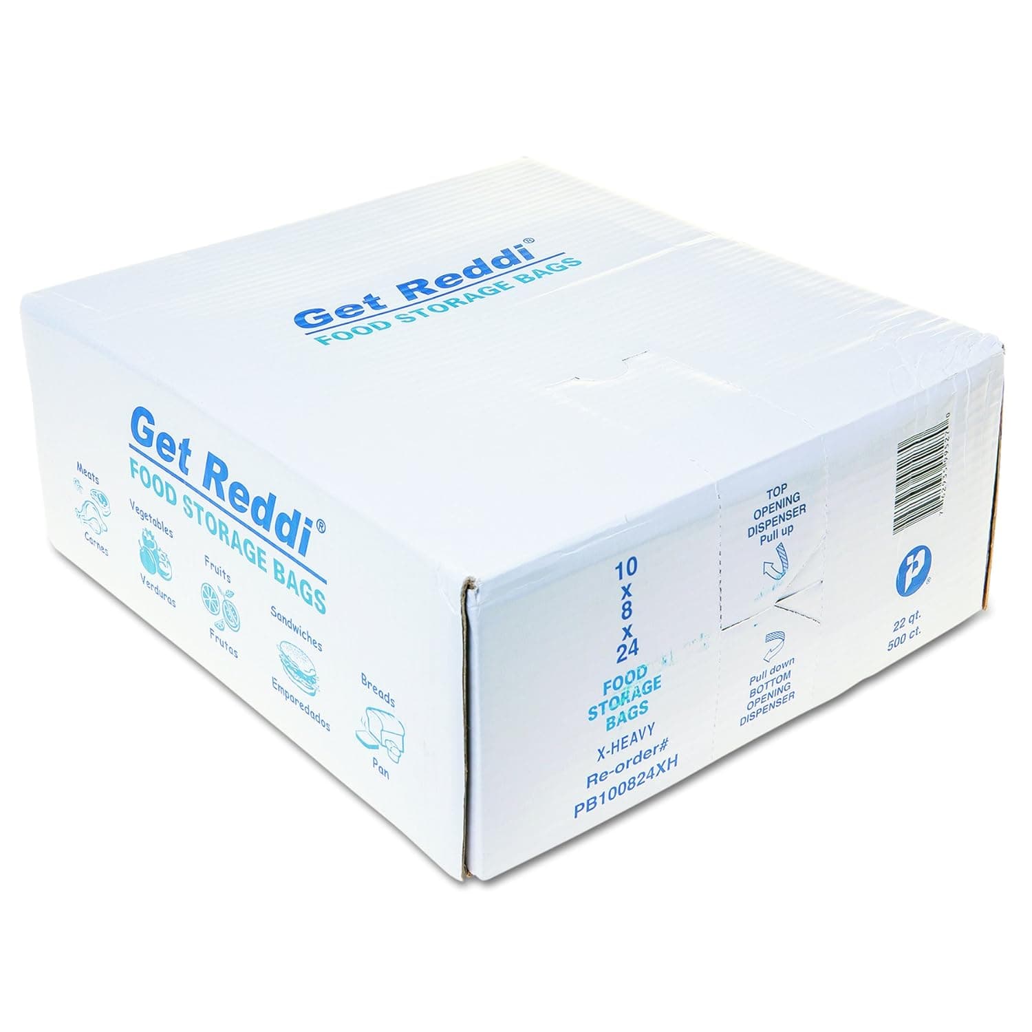 Bag 10X8X24 IN Plastic 1.2MIL 500/Case
