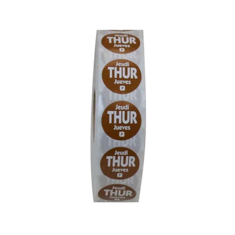 Thursday Label Trilingual Permanent 2000/Roll