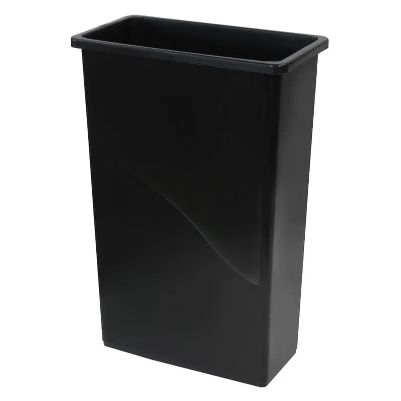 Gladiator™ Trash Can 23 GAL Black HIPS Slim Without Lid 1/Each