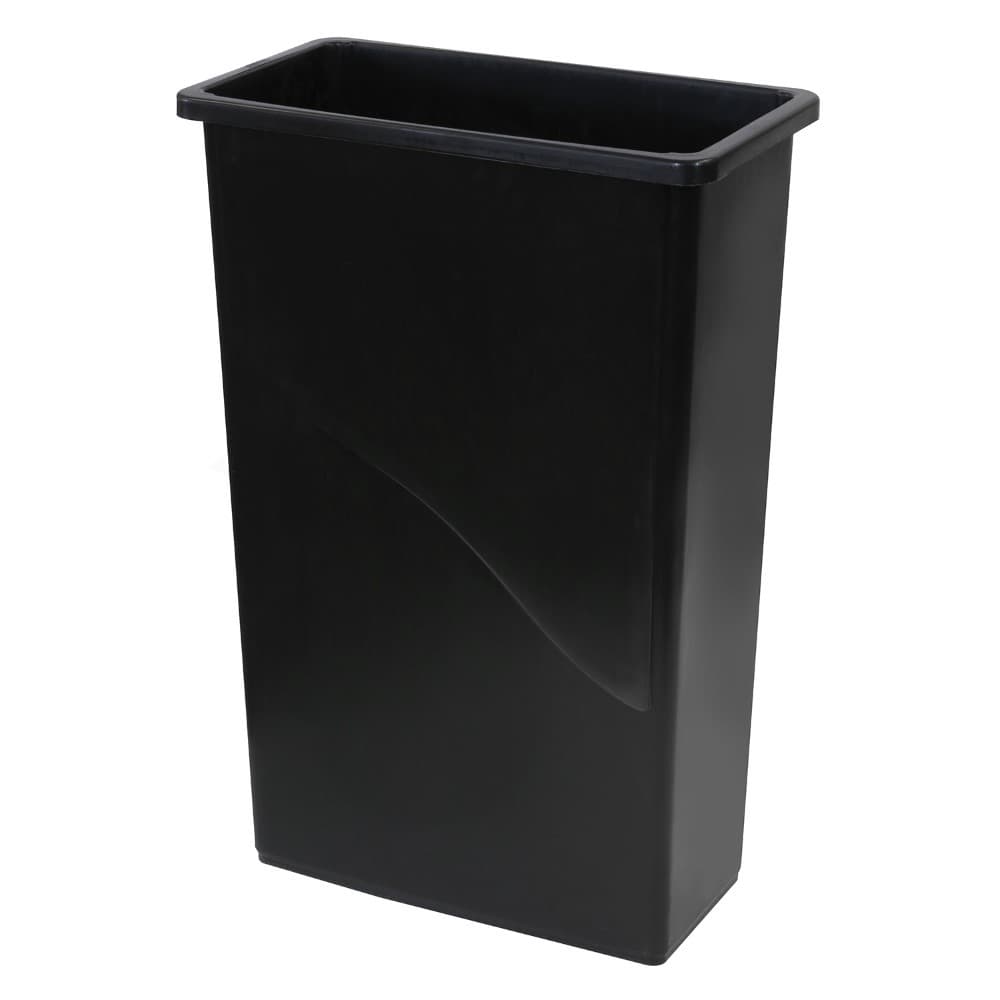 Gladiator™ Trash Can 23 GAL Black HIPS Slim Without Lid 1/Each