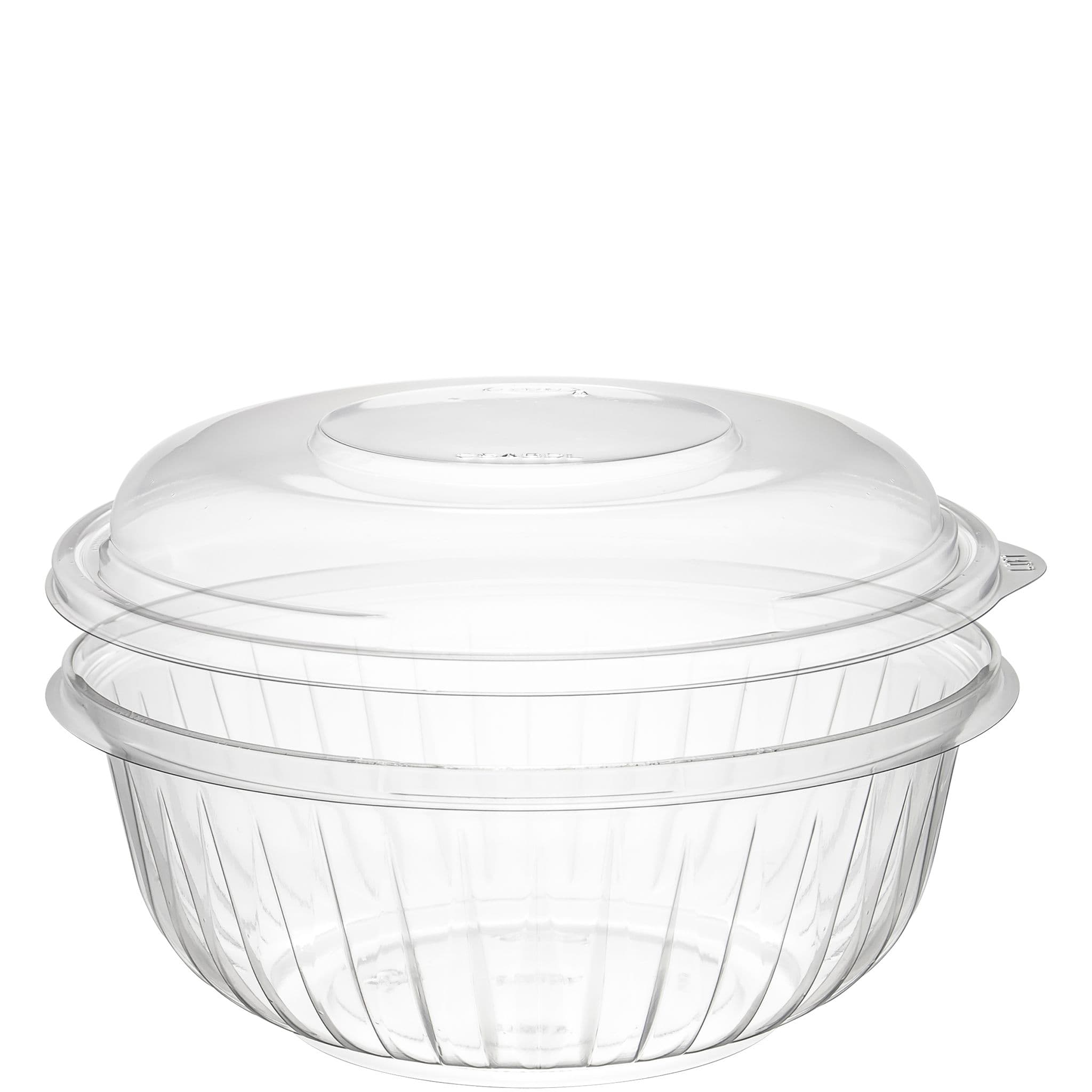 Dart® PresentaBowls® Cold Bowl & Lid Combo With Dome Lid 32 OZ PET Clear Round Unhinged 126 Count/Pack 4 Packs/Case
