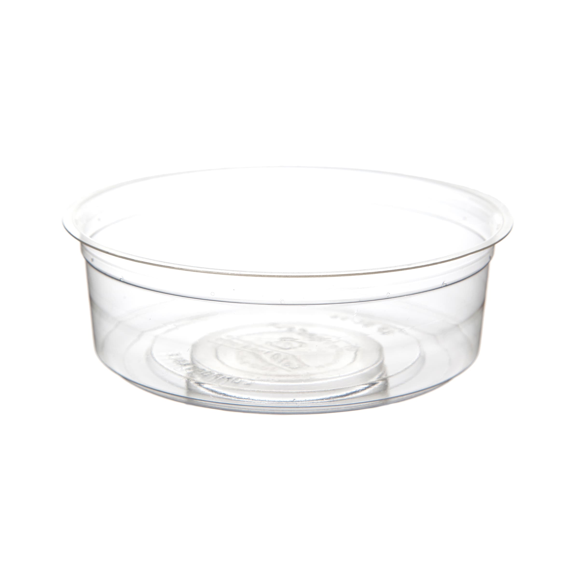 Deli Container Base 8 OZ PLA Clear Round 500/Case