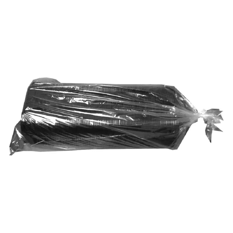 Crystal Classics® Cold Bowl 16 OZ RPET Black Square Crack Resistant Leak Resistant 500/Case