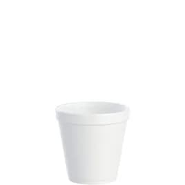 Dart® J Cup® Cup Squat Medium (MED) 16 OZ EPS White Round Insulated 25 Count/Pack 20 Packs/Case 500 Count/Case