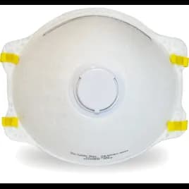 Respirator White With Exhalation Valve 10/Box